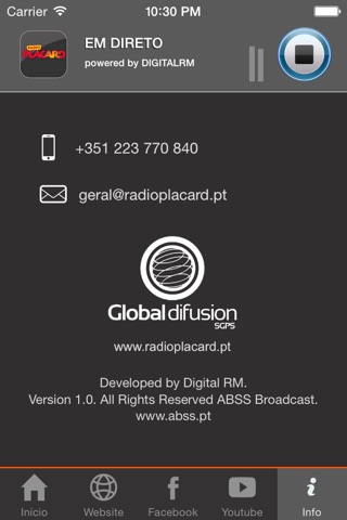 Rádio Placard screenshot 2