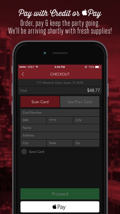 TopShelf Alcohol Delivery App