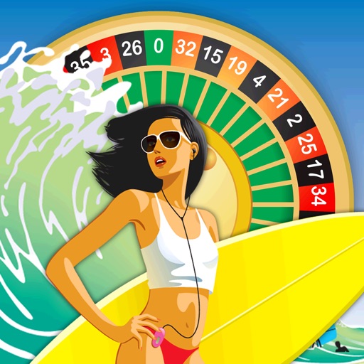 Aloha Beach Paradise : Roulette Wheel with Slots, Blackjack, Poker and More! icon