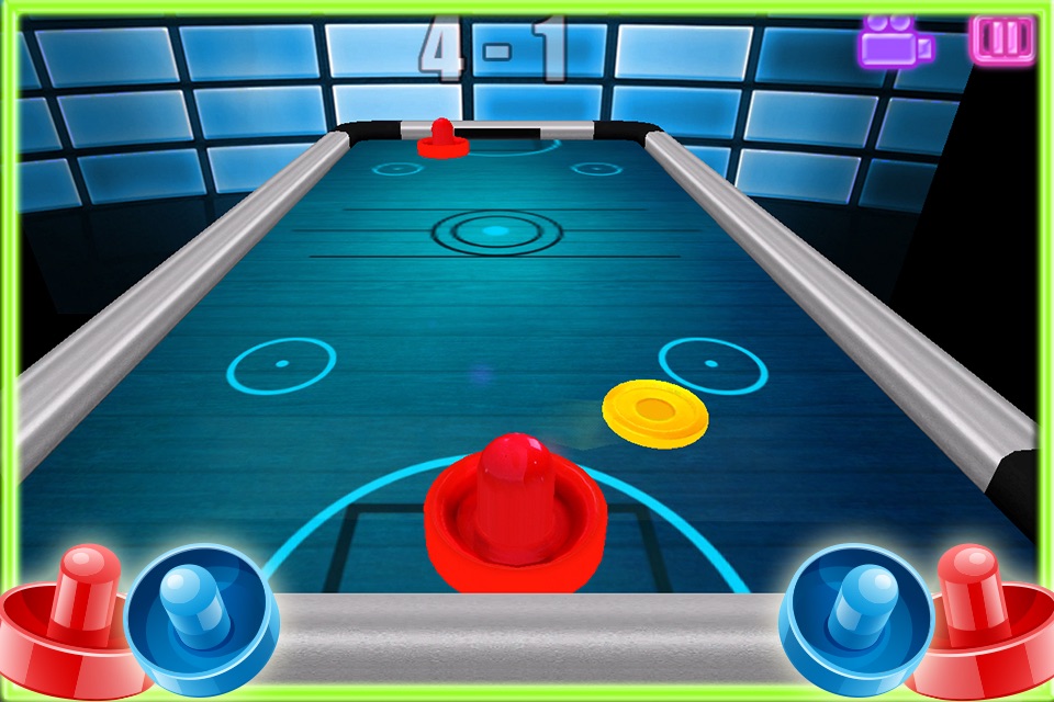 Crazy Air Hockey – Ultimate multi-touch table hockey & smash and hit game screenshot 4