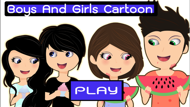 Boys And Girls Cartoon Coloring Pages(圖1)-速報App