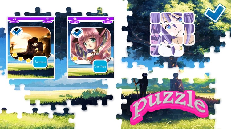 Anime Puzzles Slides screenshot-4