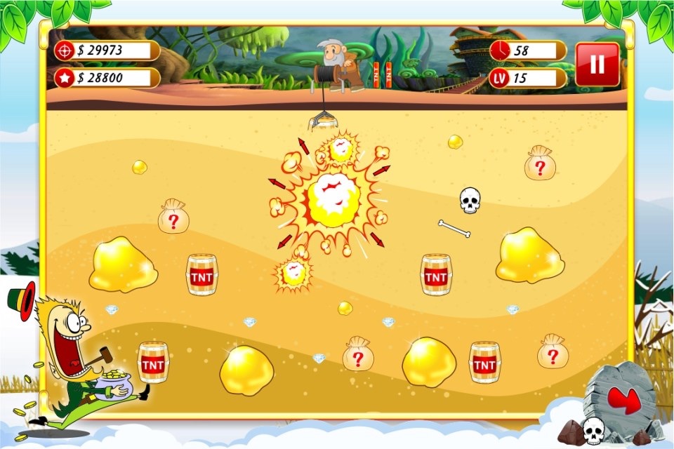 Gold Miner Deluxe Edition Pro screenshot 2