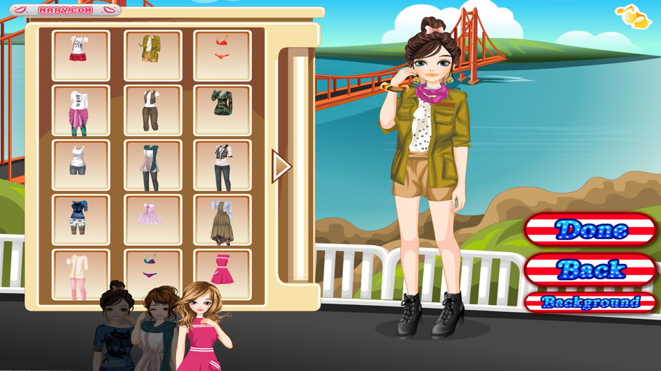 #3. American Girls - Dress up and make up game for kids who love fashion ga...