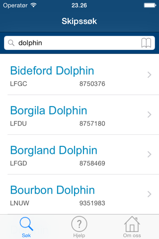 Skipssøk screenshot 3