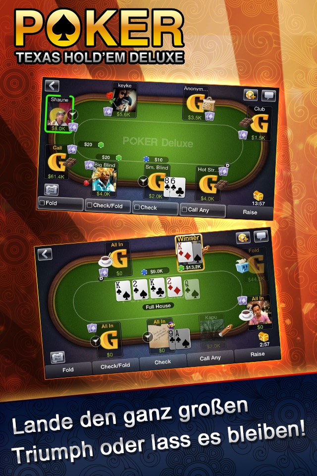 Texas HoldEm Poker Deluxe Intl screenshot 2