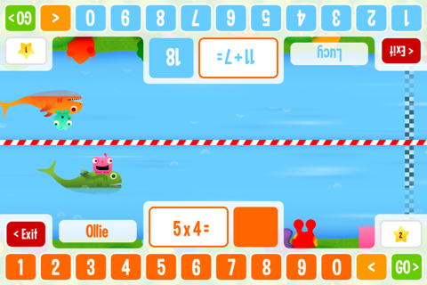 Squeebles Maths Race screenshot 2