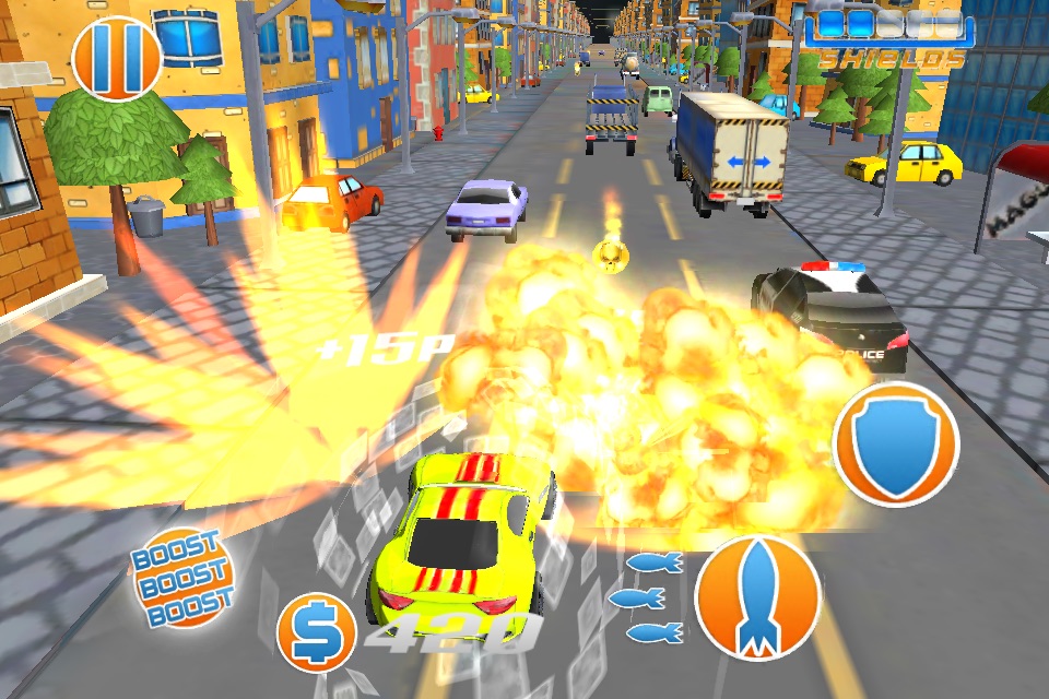 Happy Wheels Demolition Derby Racing screenshot 3