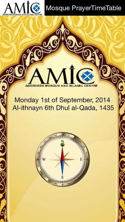 AMIC Aberdeen Mosque Prayer Time Table screenshot-4