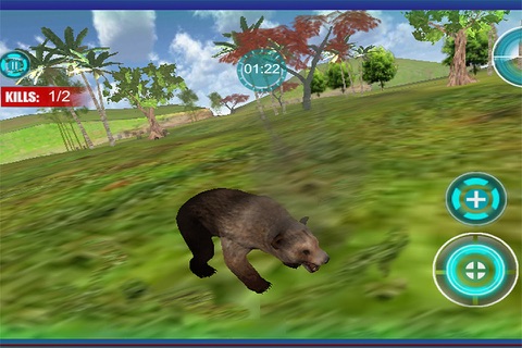 Angry Bear Attack : 3D sniper hunting game in the wild safari jungle screenshot 3