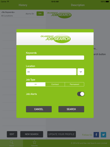 Oil And Gas Job Search for iPad screenshot 2
