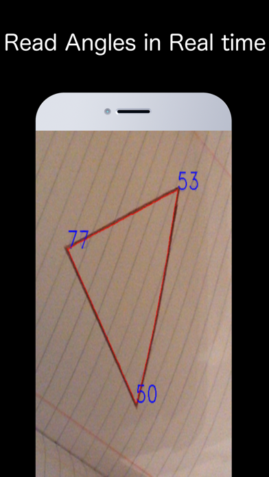 Angleous for iPhone as angle calculator Screenshot 1