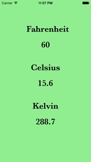 F,C,K - Temperature Converter