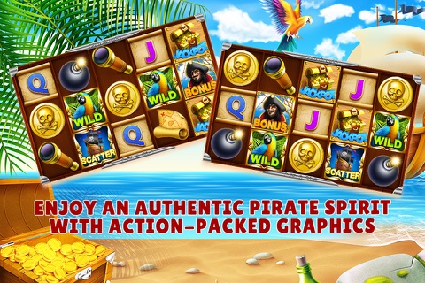 Slots Pirates Treasure - Free Slot Machine Game screenshot 3