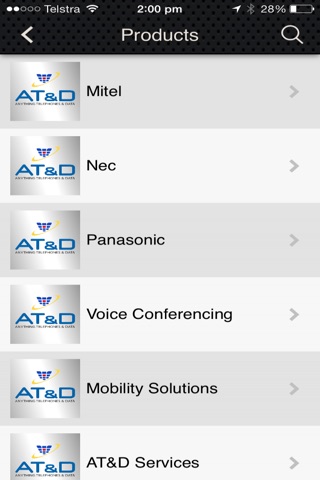 AT&D COMMUNICATIONS screenshot 2