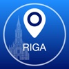 Riga Offline Map + City Guide Navigator, Attractions and Transports