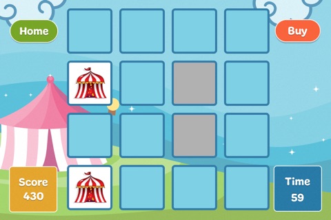 Circus Match - Memory Cards! screenshot 3