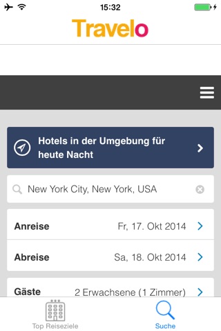 Travelo - Die Hotelsuche, günstige Hotels, Reisen, urlaub, last minute, screenshot 4