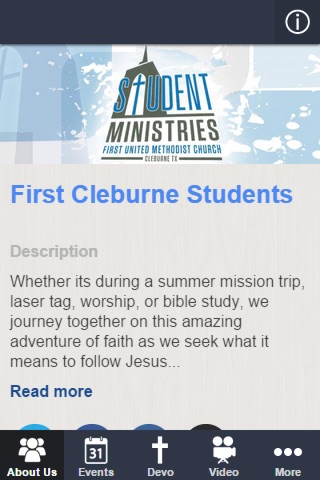 First Cleburne Students screenshot 2