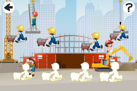 A Kids Game: Children Learn Sort-ing on the Construction Site screenshot 2