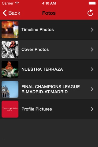 Terraza Cibeles screenshot 3