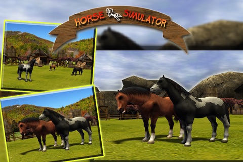 Horse Simulator - Wild Animal Riding Simulation Game to enjoy in Real 3D Farm Fields screenshot 3