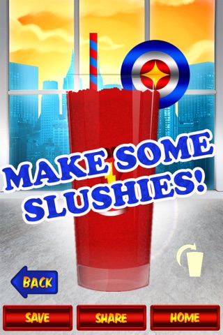 The Amazing Superheroes And Legends Club Frozen Slushies Maker Game Free App screenshot 3