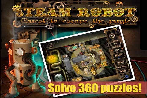 Steampunk Robot - Quest to escape the puzzle screenshot 2