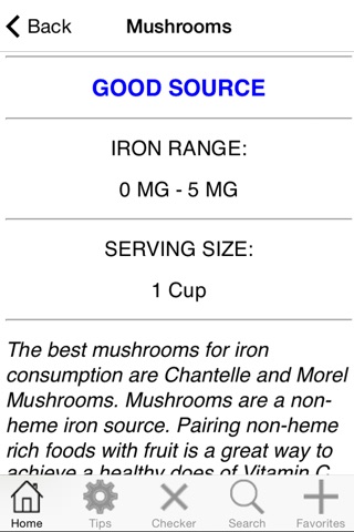 Iron Rich Foods screenshot 2