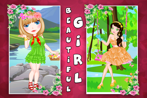 Cute Girl Dress Up : The Game for Girls Make Up,Salon,Fashion,Makeover screenshot 3