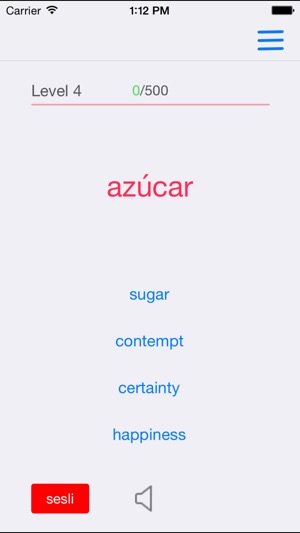 Spanish Vocabulary - Test and Learn(圖2)-速報App