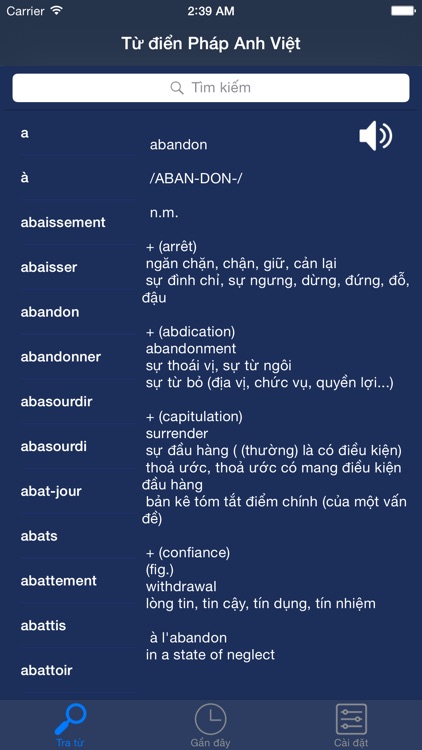 Từ điển Pháp Anh Việt