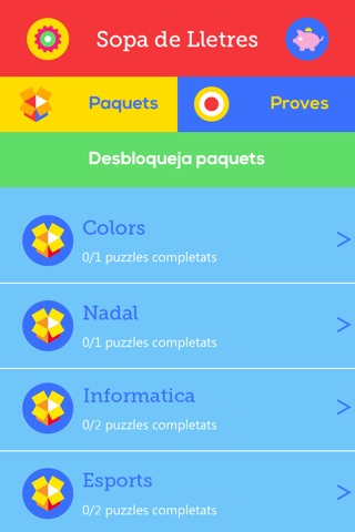Sopa de Lletres - el joc de paraules en català per a nens screenshot 3