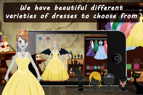 Spooky Princess Dress Up screenshot 3