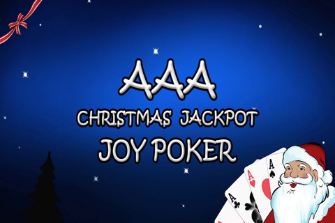 AAA Christmas Jackpot Joy Poker - good casino lottery table screenshot 4