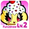 --- Draw and Color super cute & cool NEVER BEFORE SEEN Fun2draw cartoon food characters