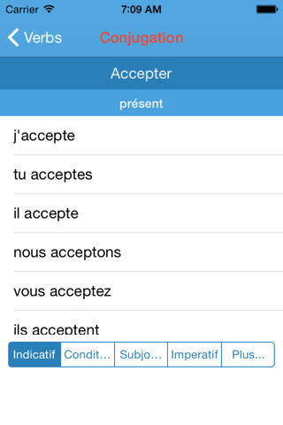 French Verbs Free ! screenshot 2