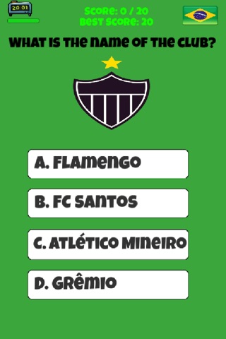 Brazil Football Logo Quiz screenshot 3