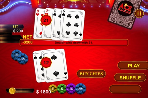 Ace Casino BlackJack Fortune Pro - ultimate Vegas card gambling room screenshot 3