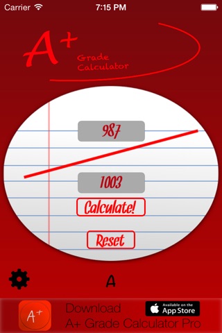 A+ Grade Calculator Lite screenshot 3