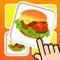 Memo match food card 3D - Build your kids brain with tasty food and snack