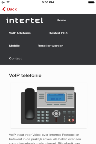Intertel Telecom screenshot 2