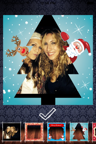 Frame my Christmas photo – your digital Xmas framing editor for pictures and photos screenshot 2