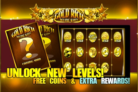 Gold Rich Deluxe Slots - Progressive Lucky Jackpot 777 Spins screenshot 2