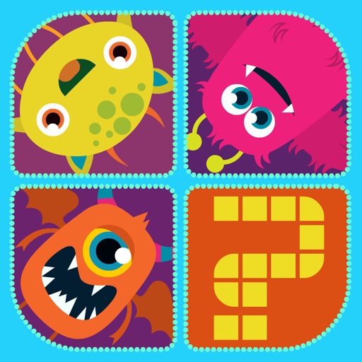 A Little Monsters 4 Pics 1 Word Puzzle Game icon