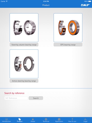 SKF Steering bearing solutions screenshot 2