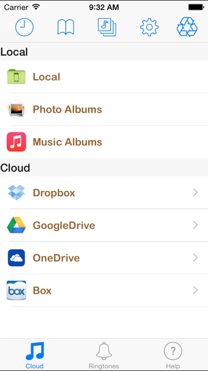 Box MP3 - Music Manager & Ringtone.s Maker from Cloud Drives