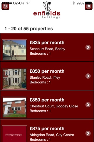 Enfields Lettings screenshot 2