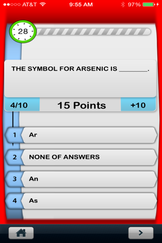 SciencePeriodicTableElementsSymbolsQuiz screenshot 3