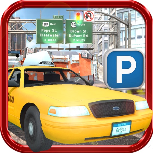 TAXI PARKING SIMULATOR - REAL UPTOWN CAB DRIVING EXPERIENCE 3D PRO icon